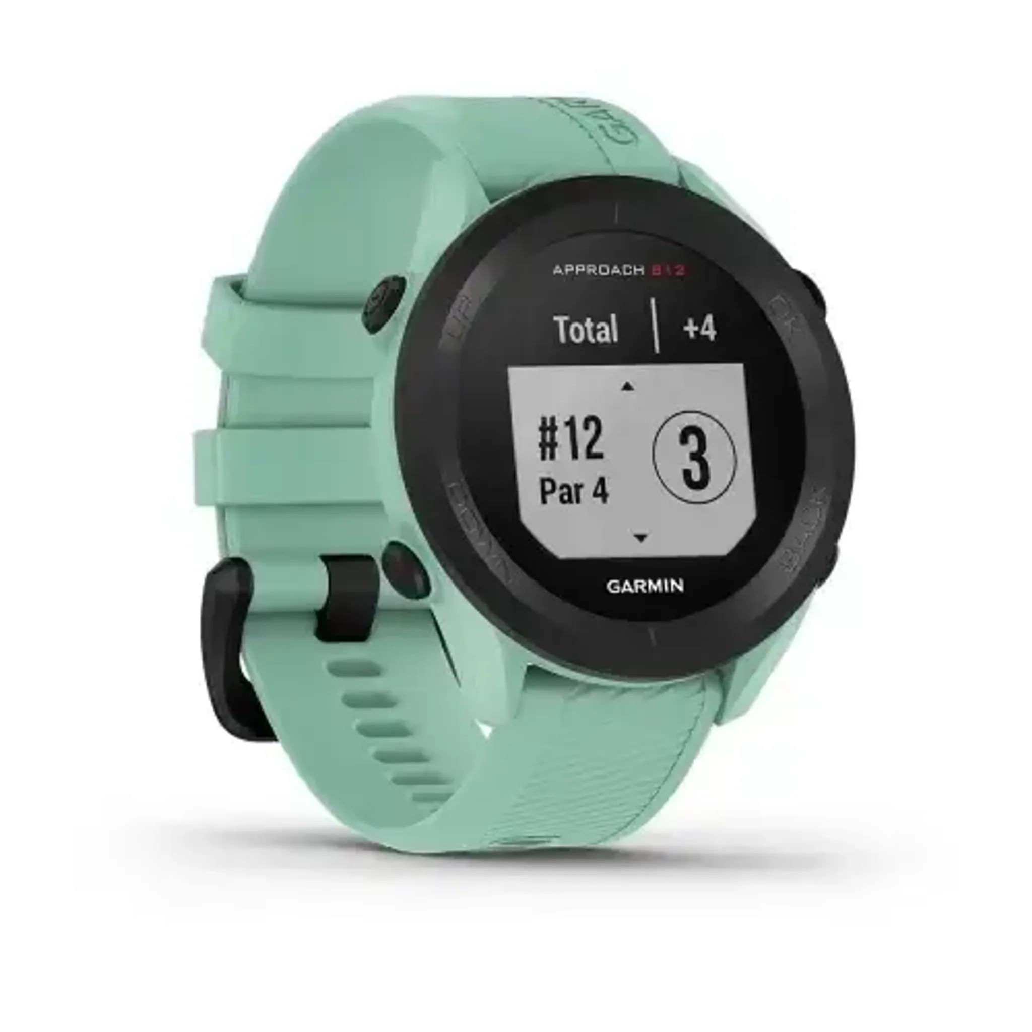 Orologio da golf GPS Garmin Approach S12 verde menta