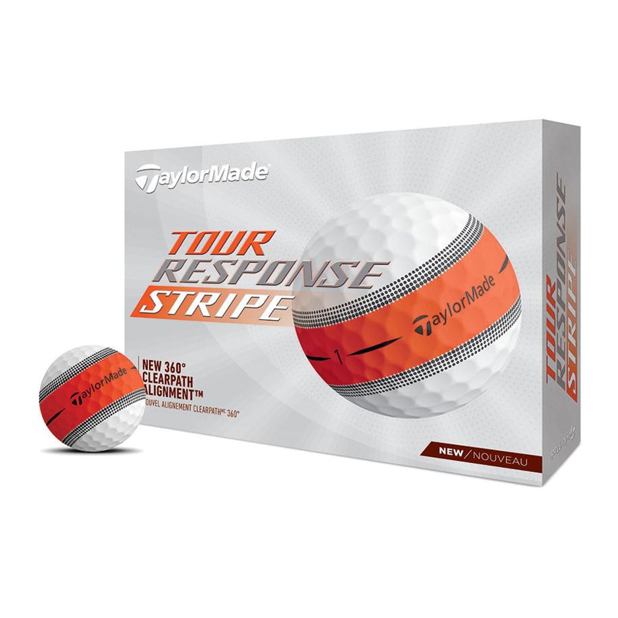 Palline da golf TaylorMade Tour Response Stripe