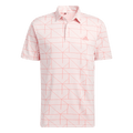 Polo da golf in jacquard Adidas