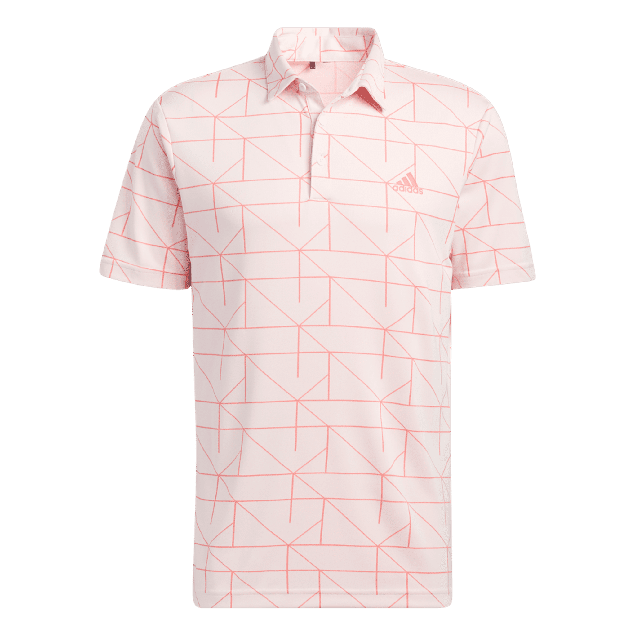 Polo da golf in jacquard Adidas