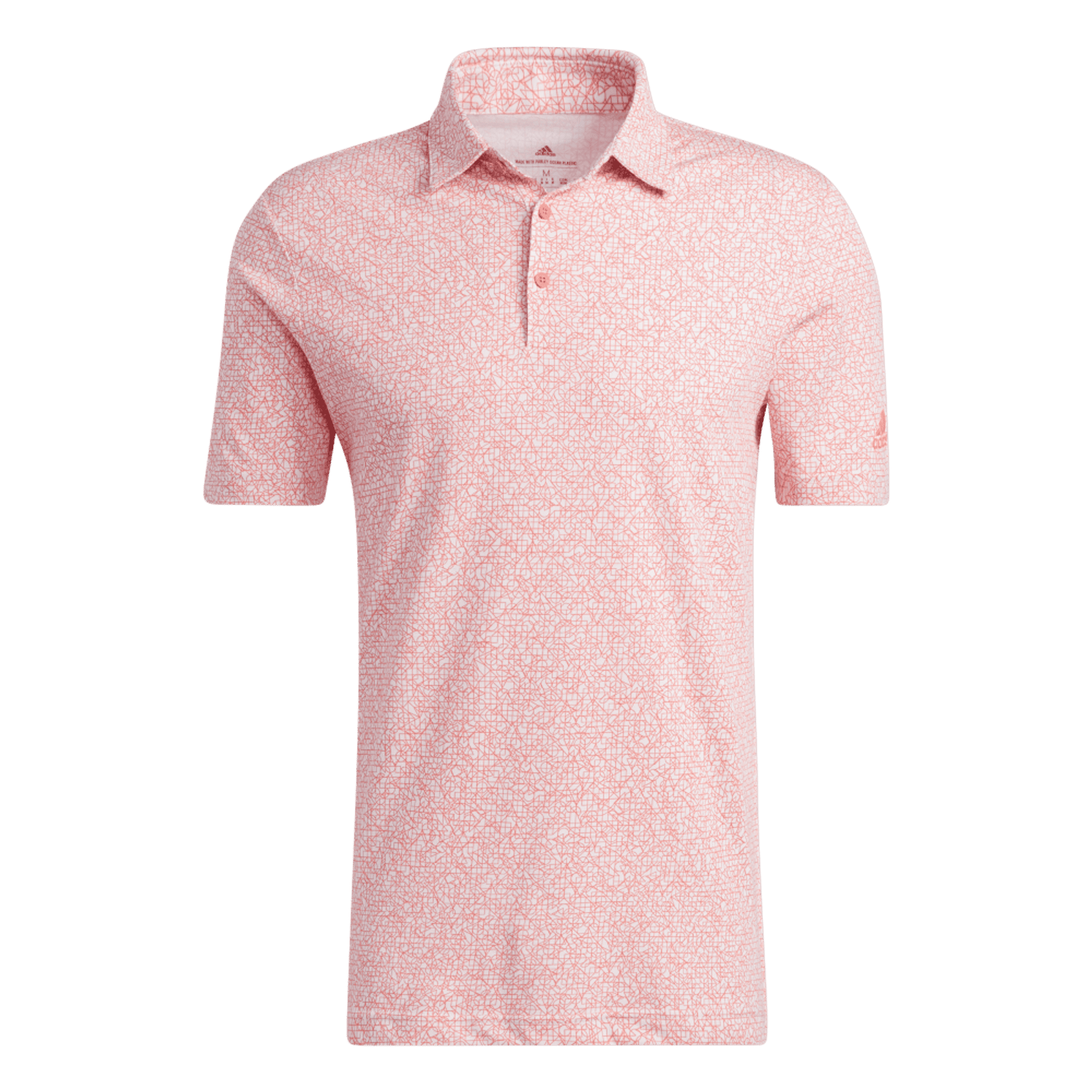 Adidas Abstract Print Golfpolo Herren