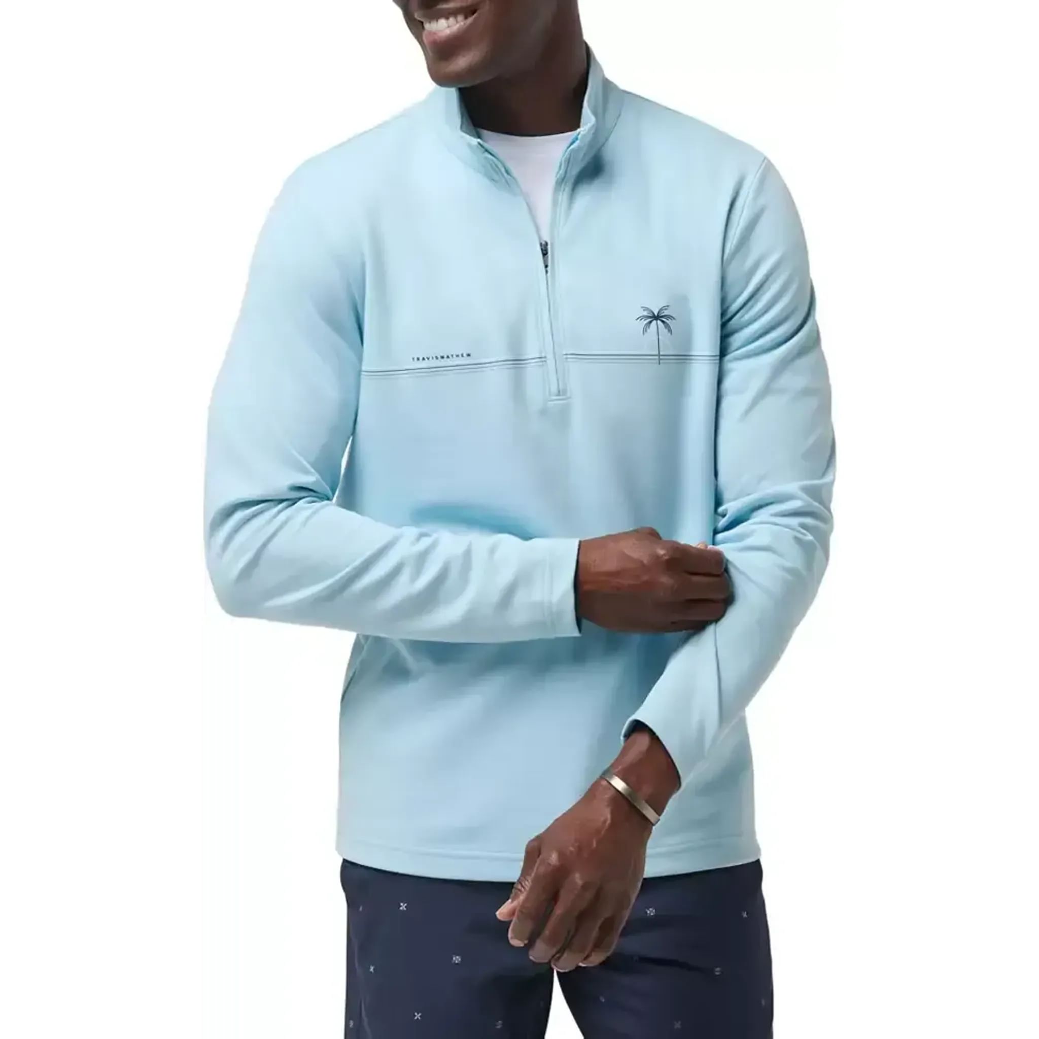 Pullover da uomo con cerniera CS 1/4 aggiornato di Travis Mathew