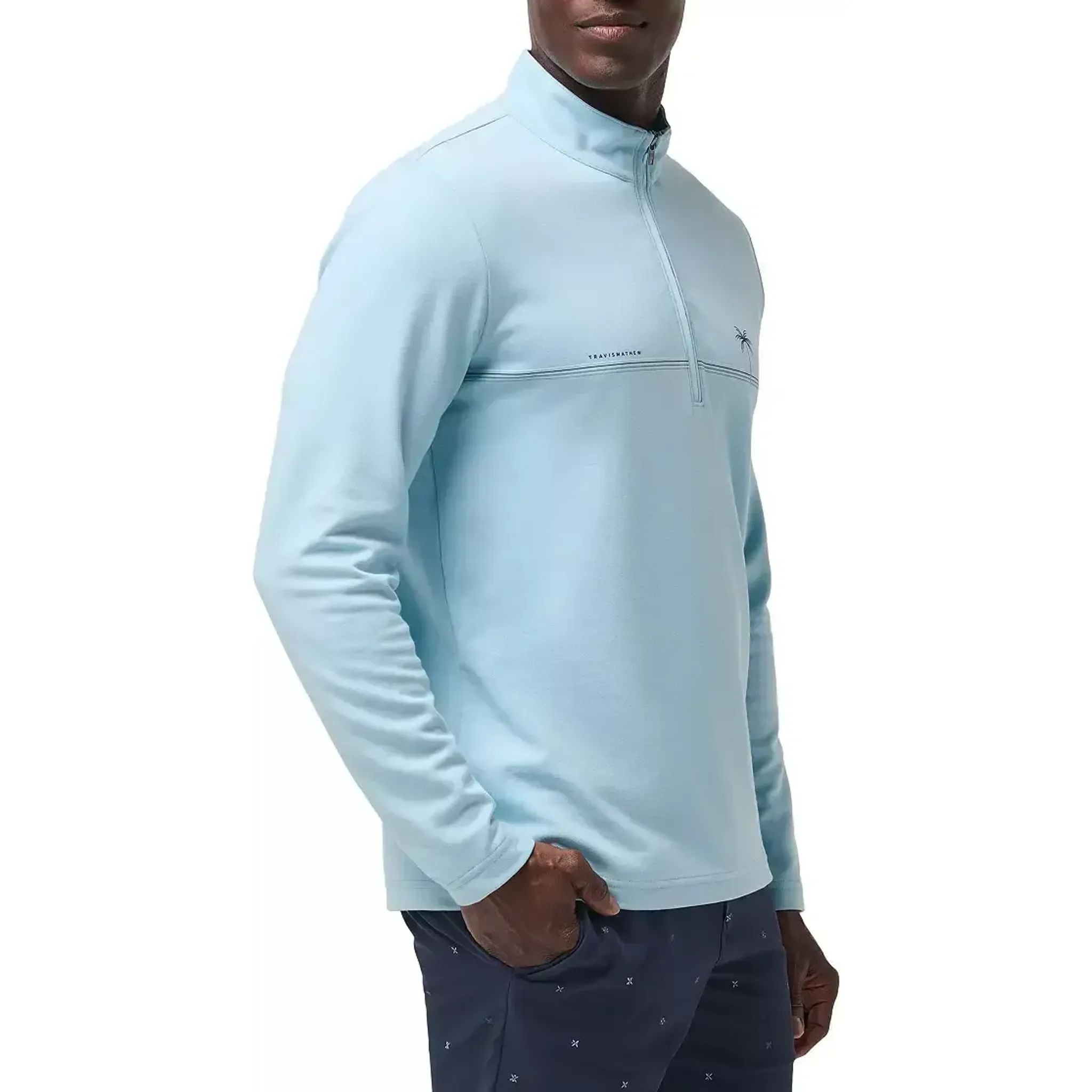 Pullover da uomo con cerniera CS 1/4 aggiornato di Travis Mathew