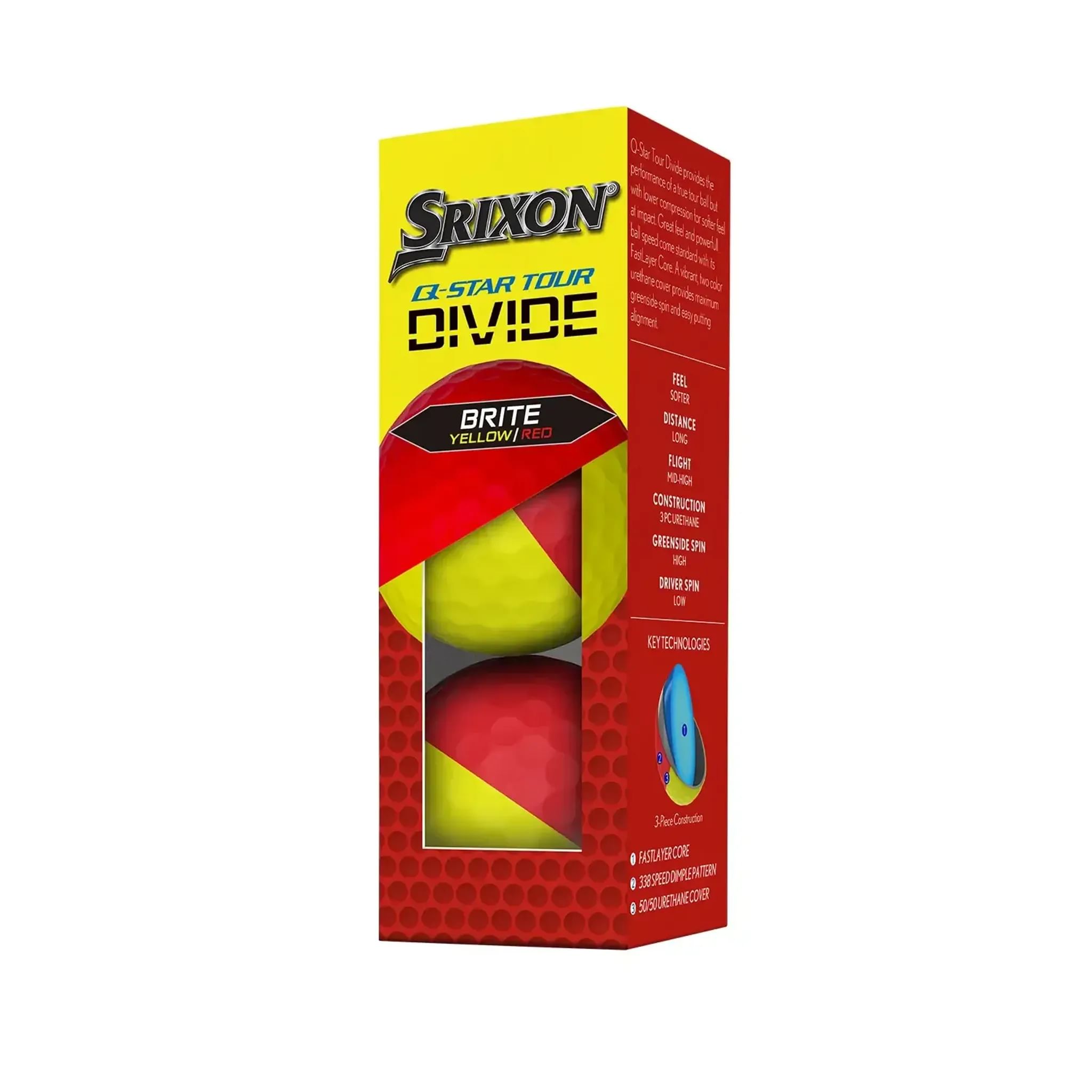 Srixon Q-Star Tour Divide 2 palline da golf