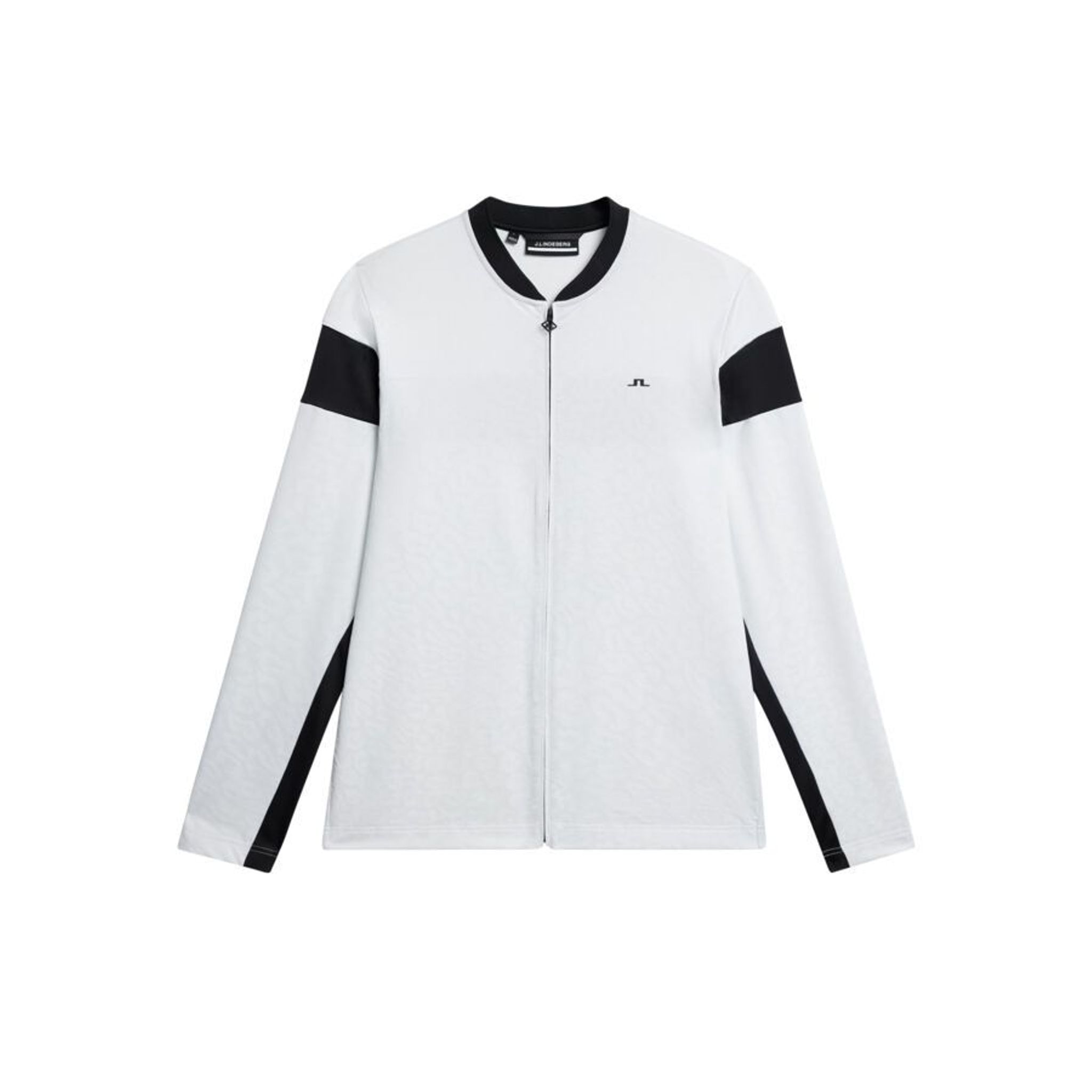 J. Lindeberg M Charles Zip Midlayer bianco da uomo