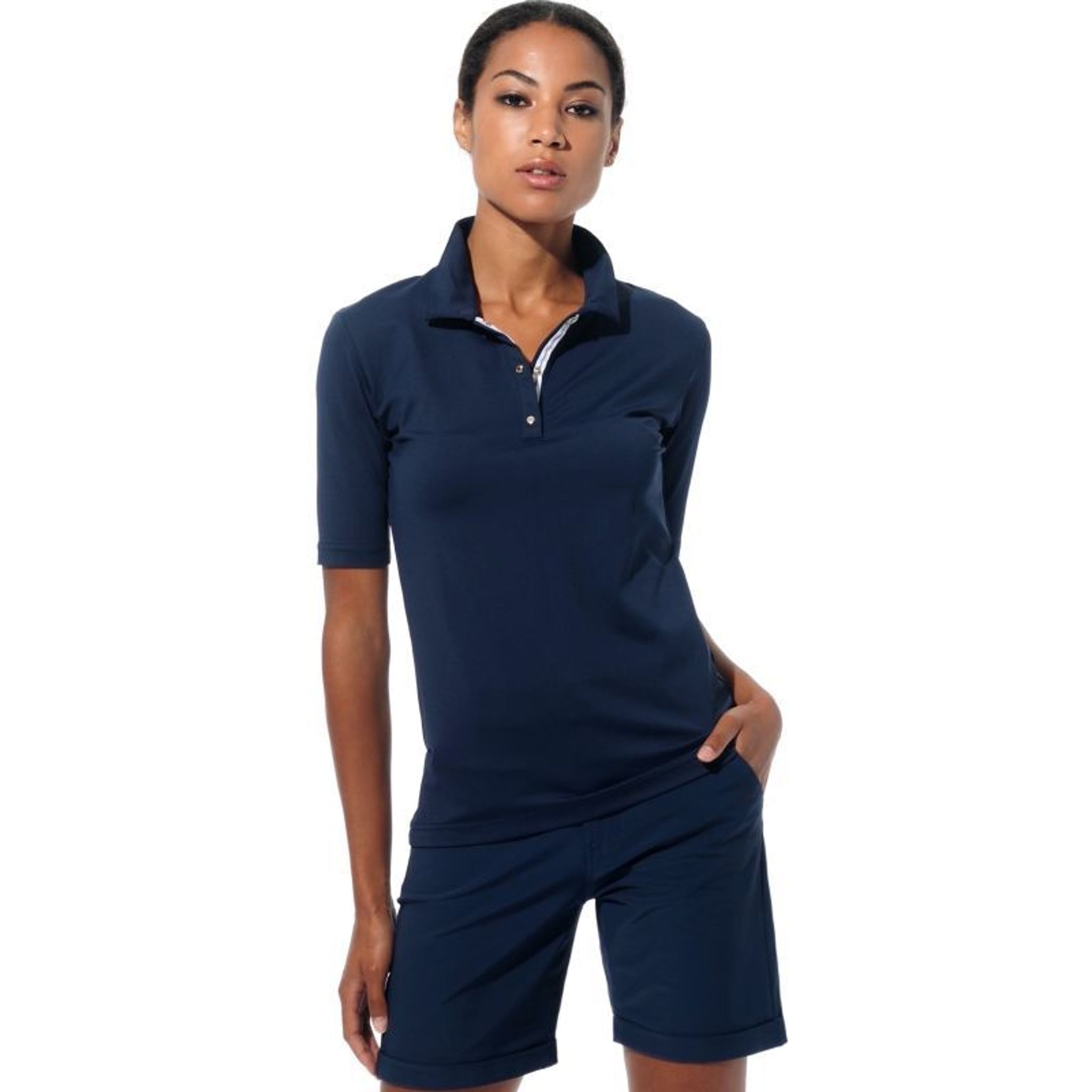 MDC Sportwear W Polo SL Merlyn Navy Donna