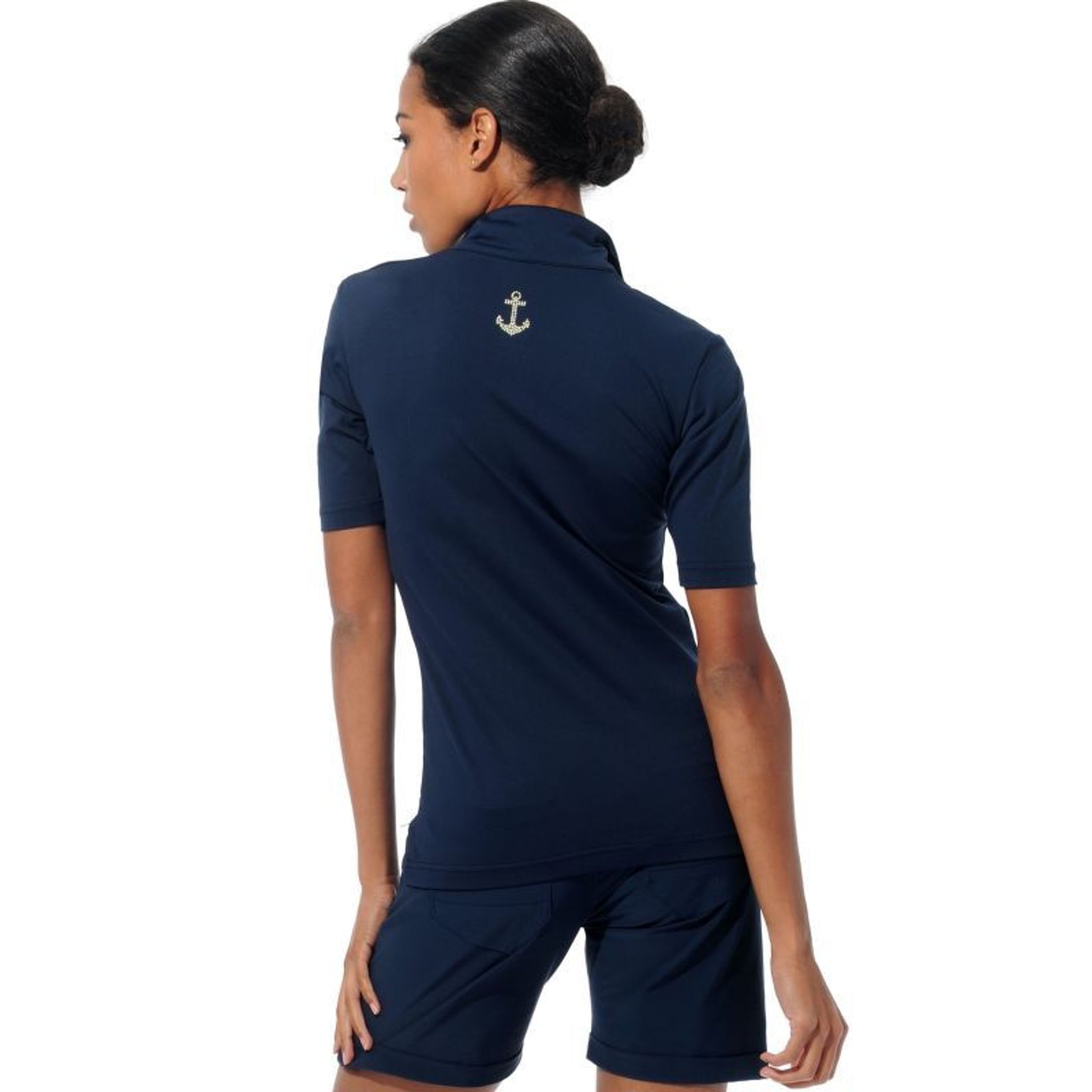 MDC Sportwear W Polo SL Merlyn Navy Donna