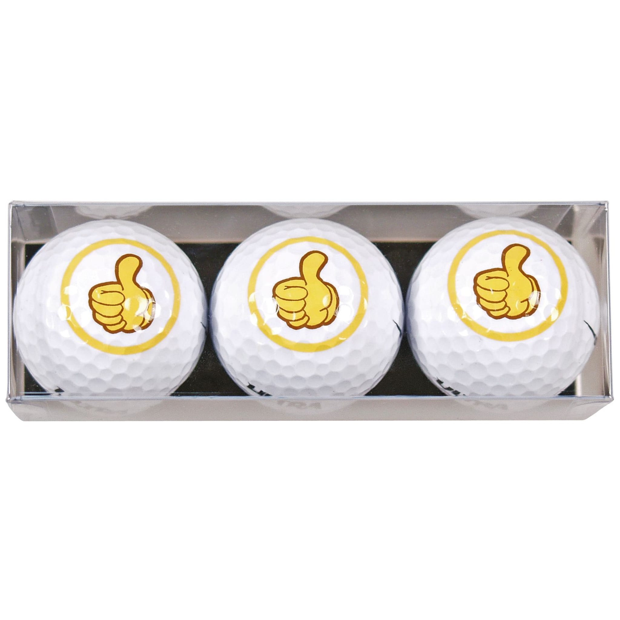 Sportiques Golf Gifts Motivi Smiley (3 Palline)