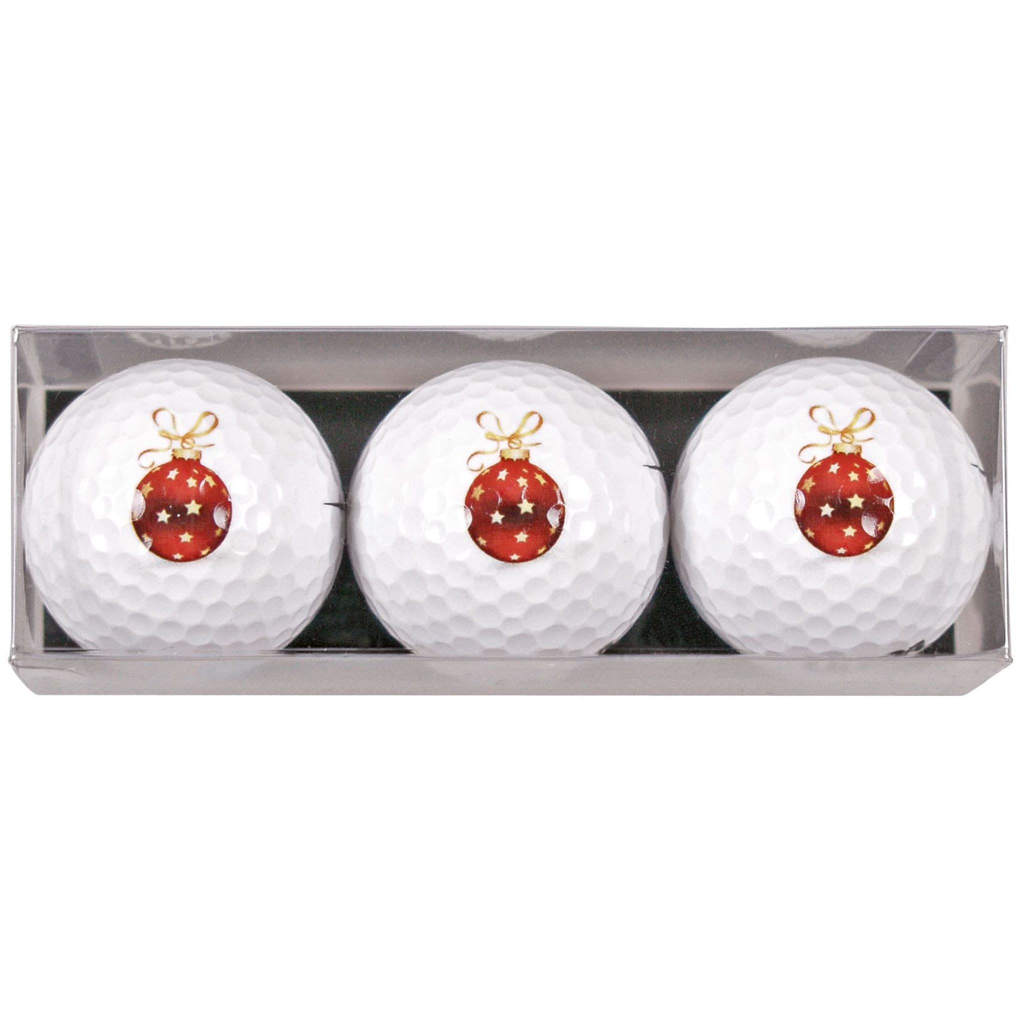 Sportiques Golf Gifts Palline di Natale 3 palline