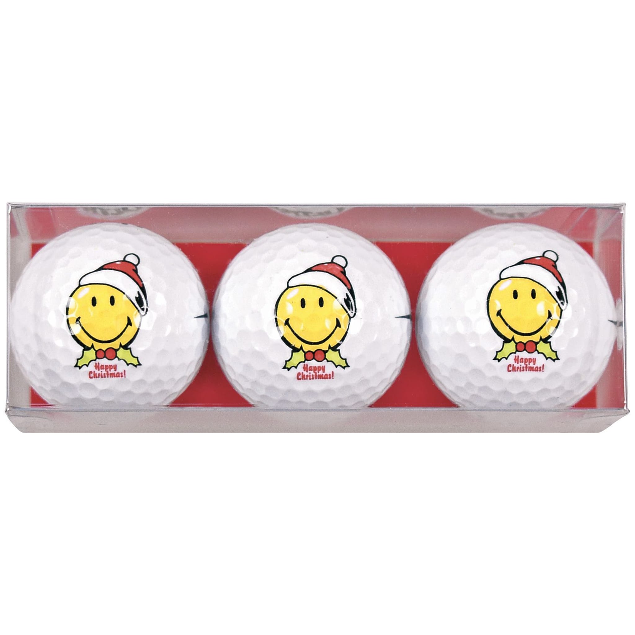 Sportiques Golf Gifts Smiley X-Mas (3 palline)