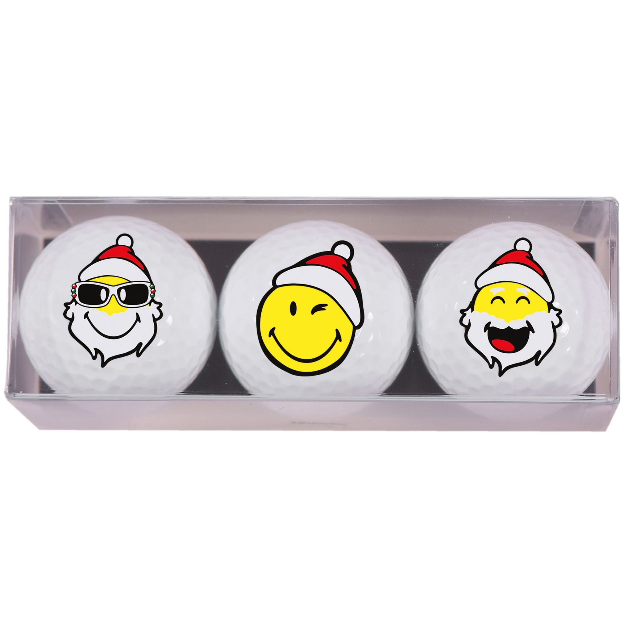 Sportiques Golf Gifts Smiley X-Mas (3 palline) X1