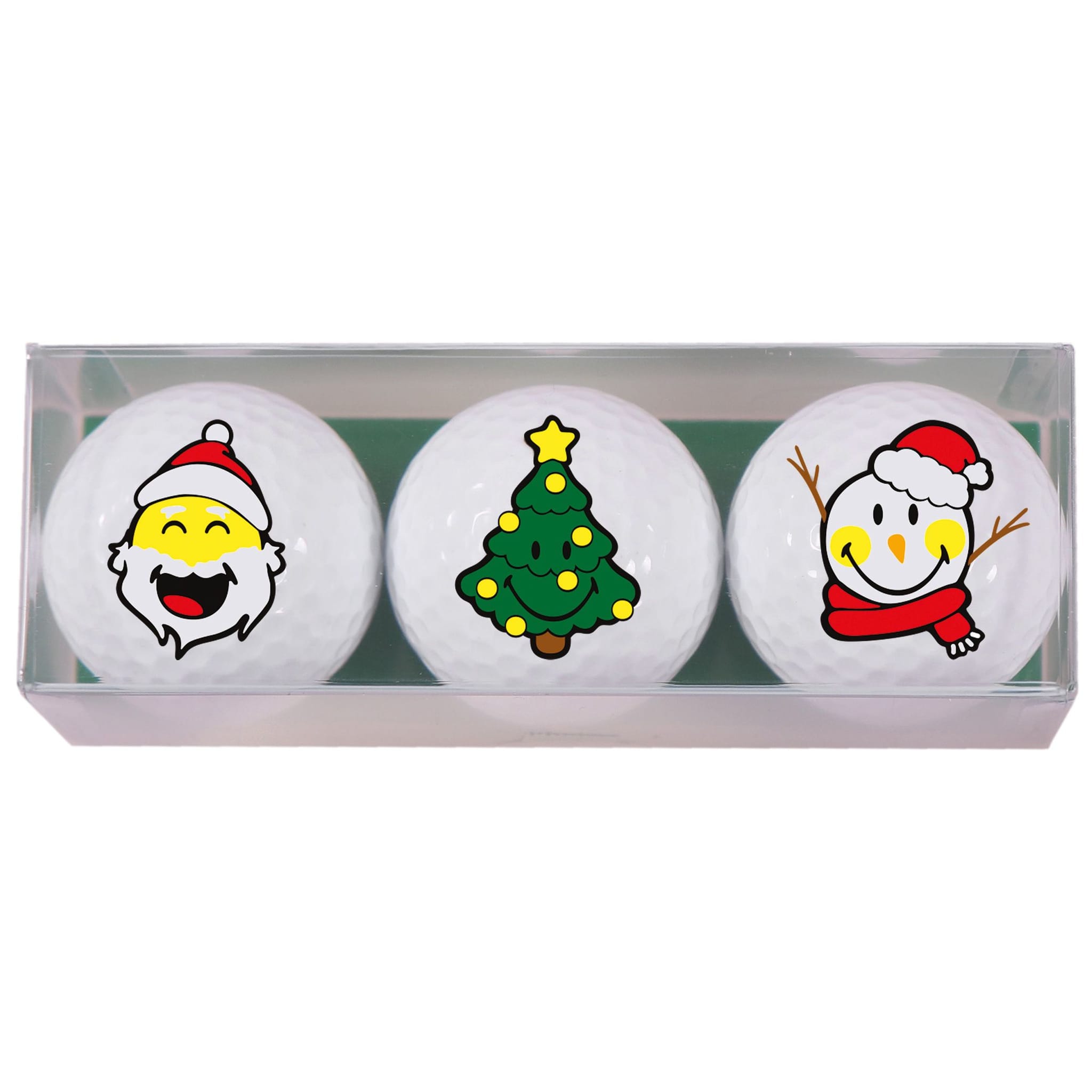 Sportiques Golf Gifts Smiley X-Mas (3 palline) X2