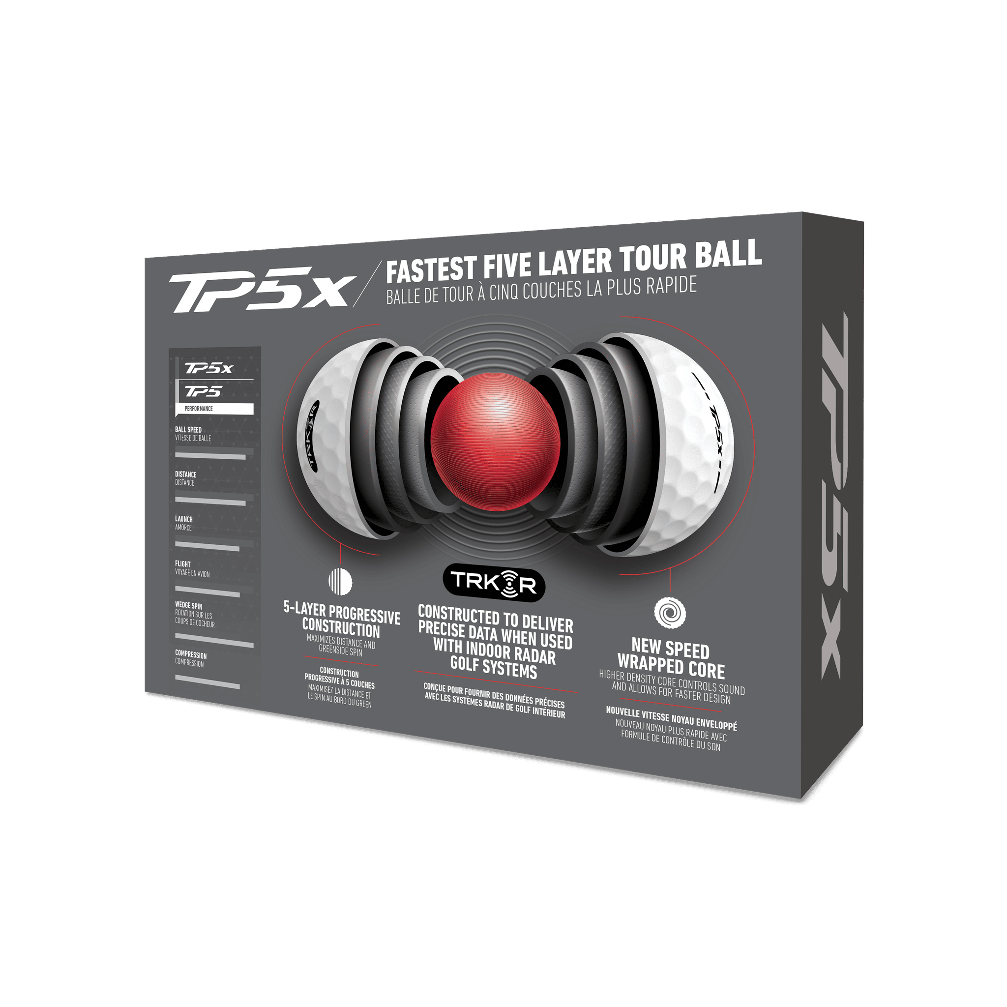 Palline da golf TaylorMade TP5x TRK-R